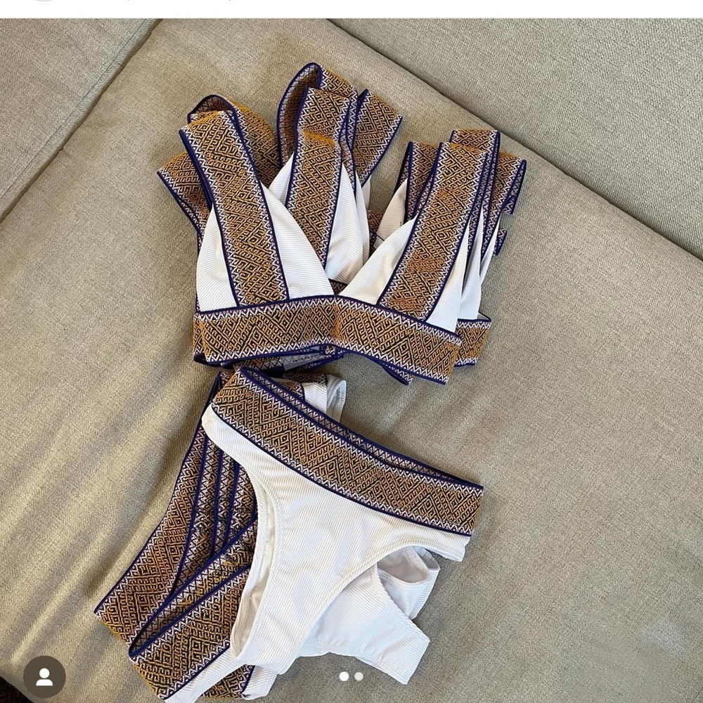 elysiian white Bali bathing suit set